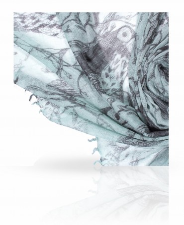 Палантин Женский W-OWL/GREEN